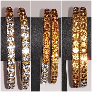 Crystal Ombre Bangles by Priya Kakkar (2) - NWOT